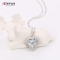 XN4773-large pendentif coeur strass Cristaux de Swarovski, couple chinois aiment la mode pendentif coeur